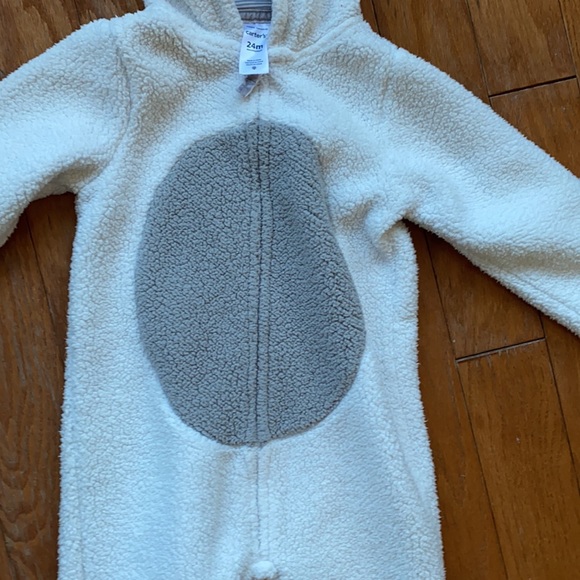🧸 Carter’s Baby Boy One Piece Hoodie Bodysuit - Picture 3 of 6